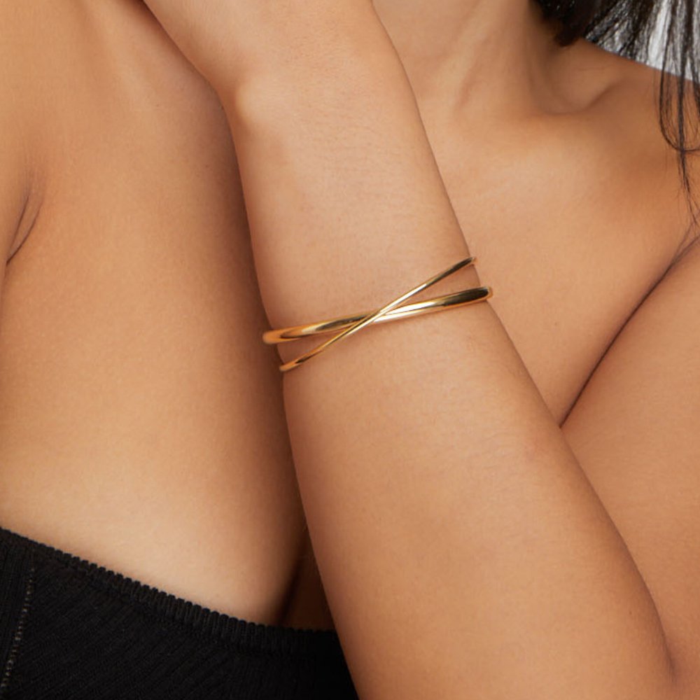 Golden Grace Bangle | Støtt brystkreft