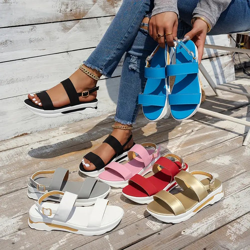 Florenelle | Elegante og komfortable sandaler med tykk såle