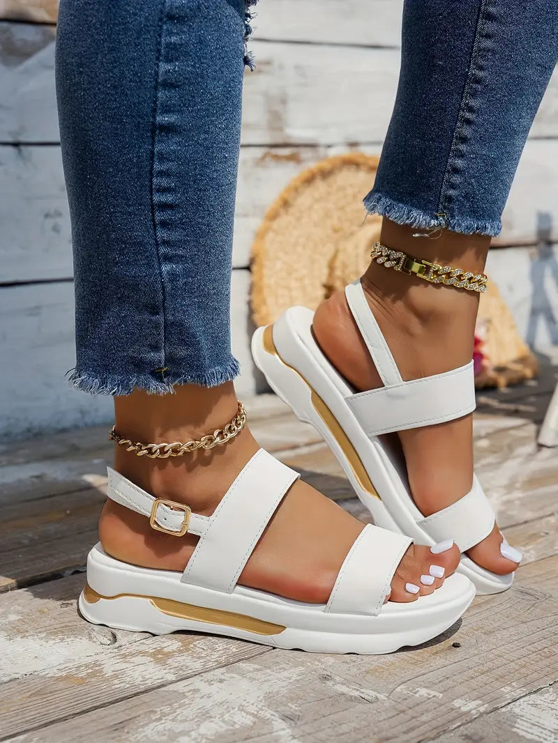 Florenelle | Elegante og komfortable sandaler med tykk såle