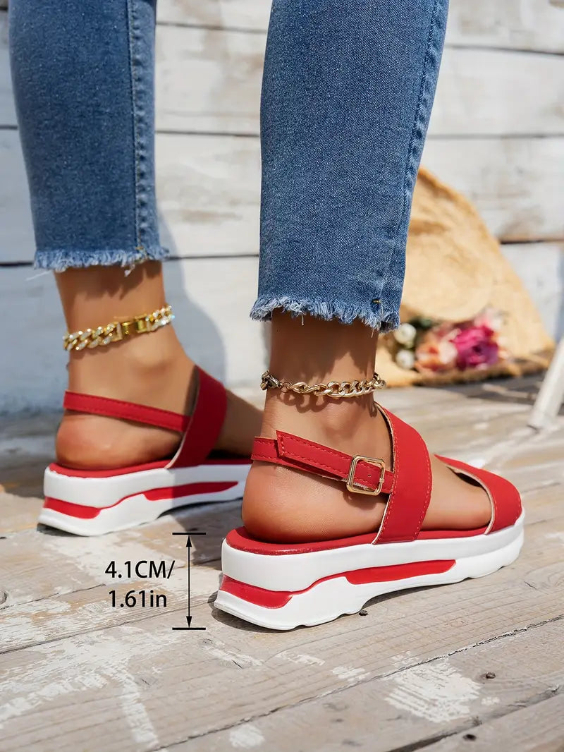 Florenelle | Elegante og komfortable sandaler med tykk såle