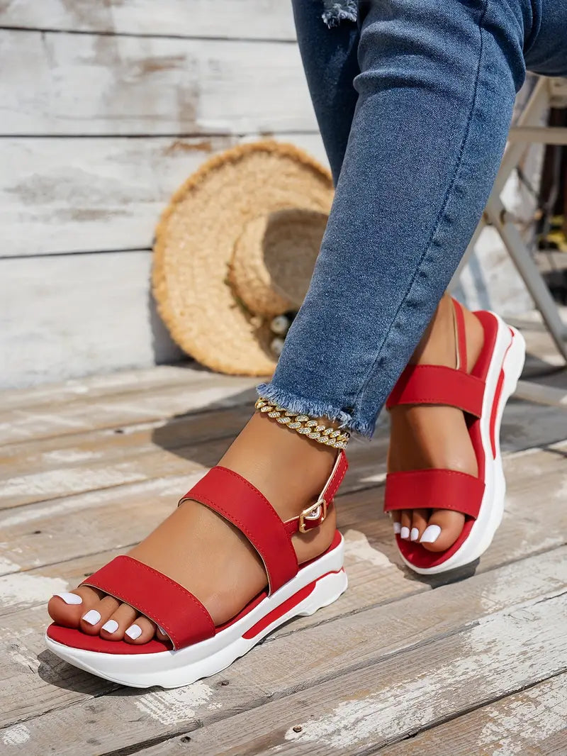 Florenelle | Elegante og komfortable sandaler med tykk såle