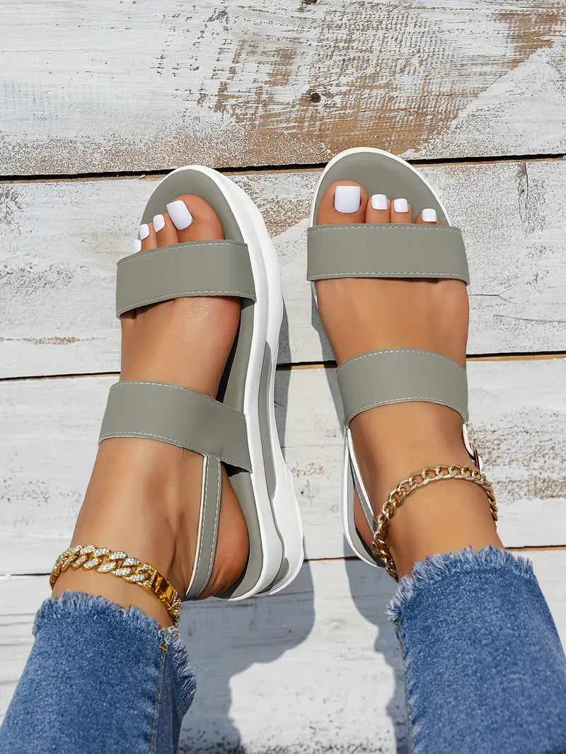 Florenelle | Elegante og komfortable sandaler med tykk såle