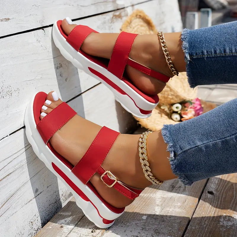 Florenelle | Elegante og komfortable sandaler med tykk såle