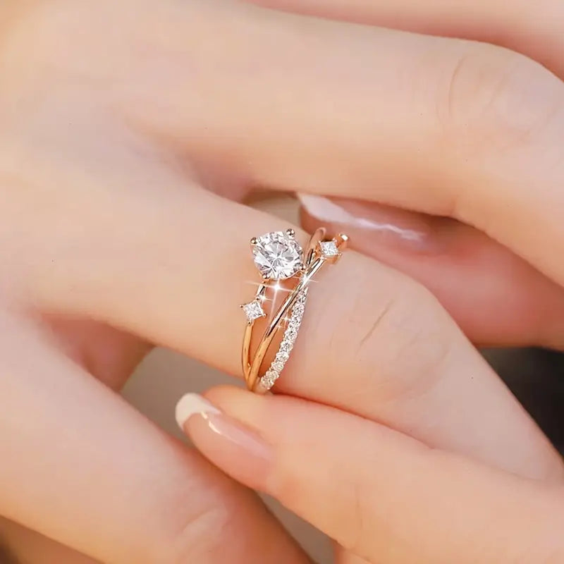 Eternity Stoned Ring | Støtt brystkreft