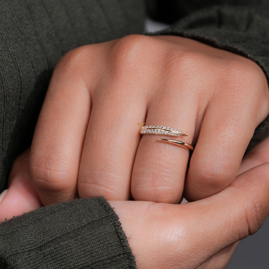 Mono Luxe Ring | Støtt brystkreft
