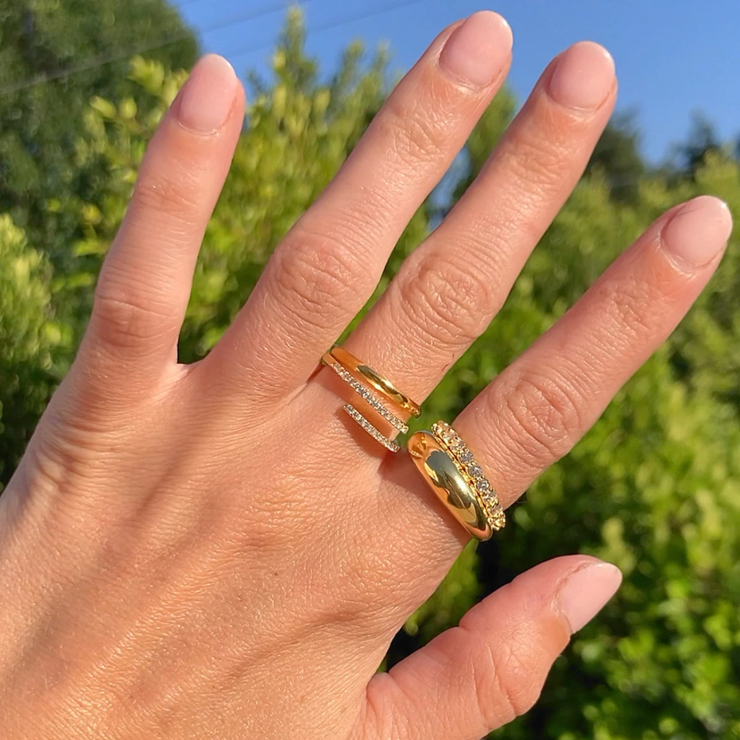 Fashionable Open Ring | Støtt brystkreft