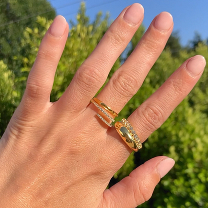 Fashionable Open Ring | Støtt brystkreft