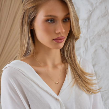 Looped Grace Necklace | Støtt brystkreft