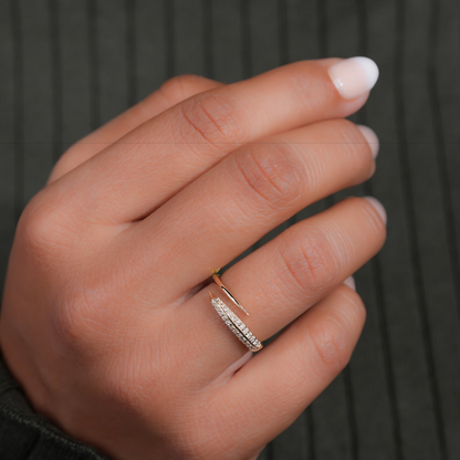 Mono Luxe Ring | Støtt brystkreft