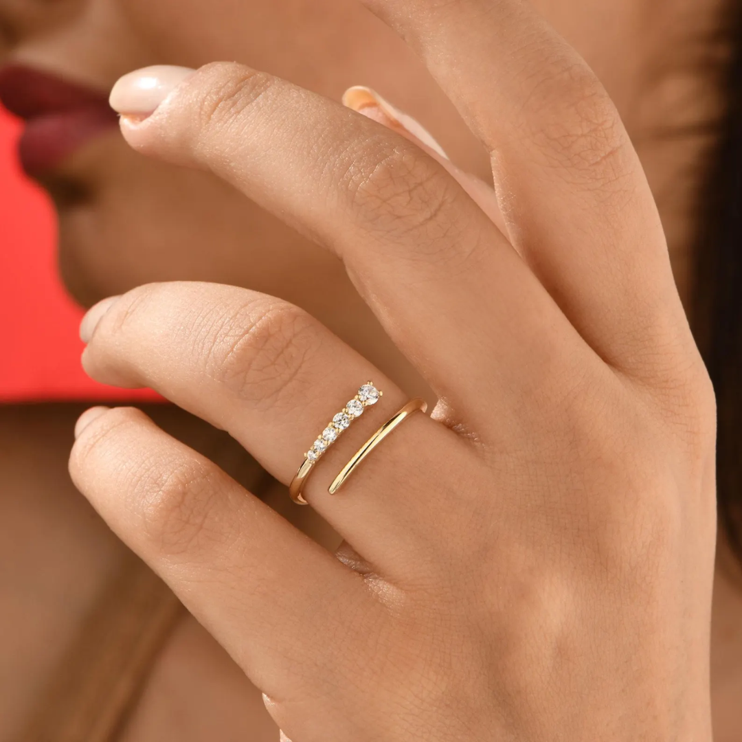 Sleek Open Ring | Støtt brystkreft