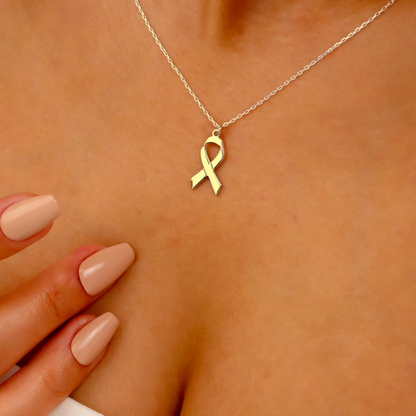 Strength Symbol Necklace | Støtte Brystkreft