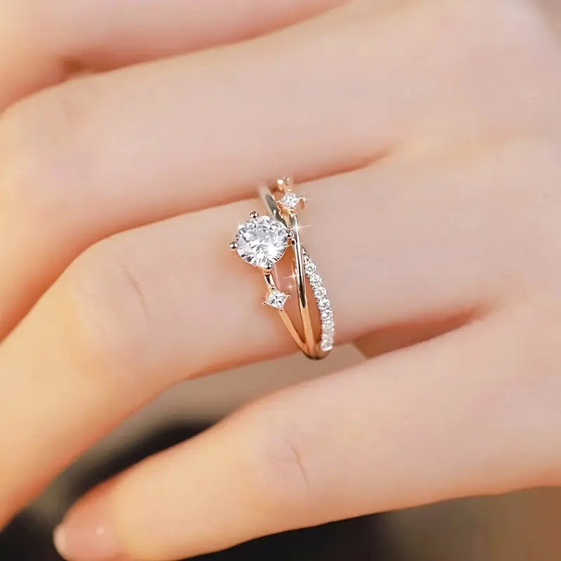 Eternity Stoned Ring | Støtt brystkreft