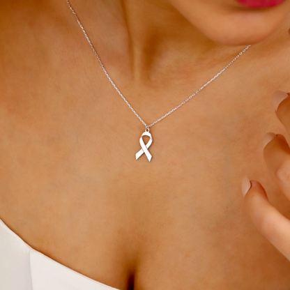 Strength Symbol Necklace | Støtte Brystkreft