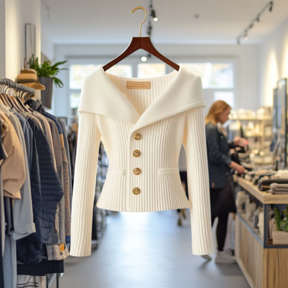 Else™ - Elegant strikket topp