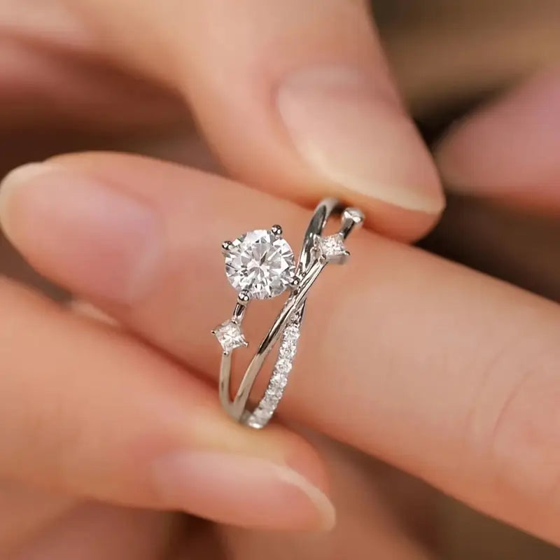 Eternity Stoned Ring | Støtt brystkreft