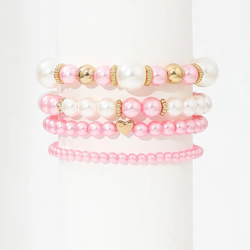 Hope & Harmony Pearl Set | Støtt brystkreft