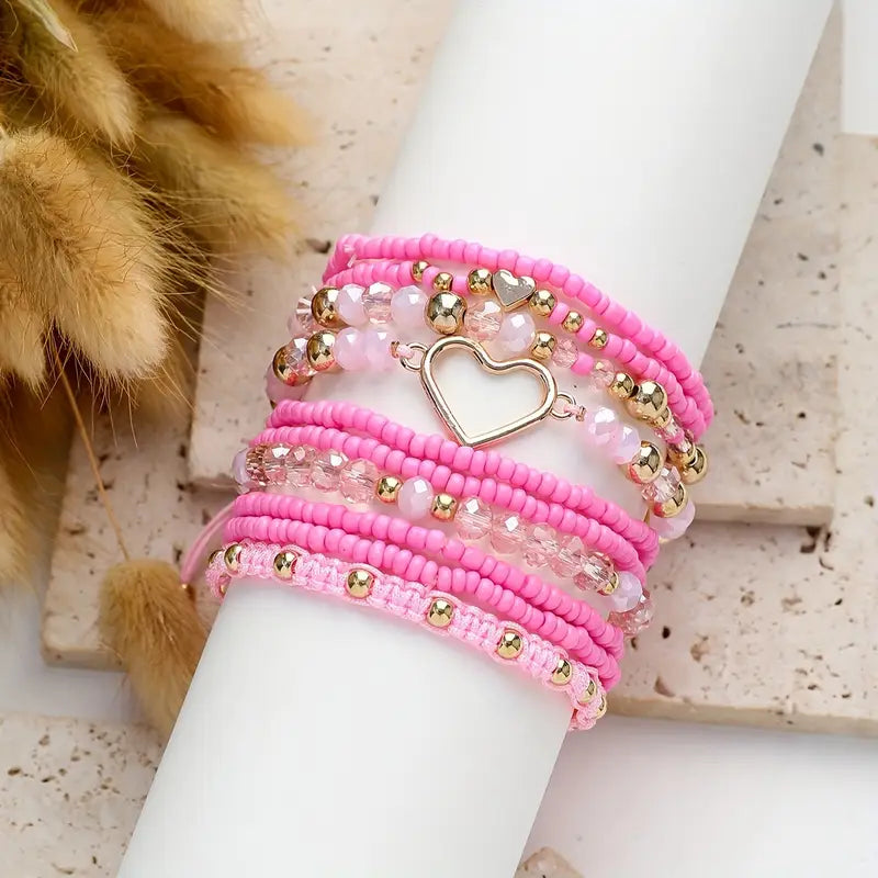 Layered Love Bracelet | Støtt brystkreft