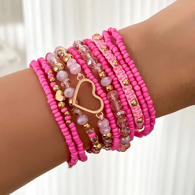 Layered Love Bracelet | Støtt brystkreft