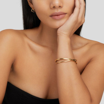 Golden Grace Bangle | Støtt brystkreft