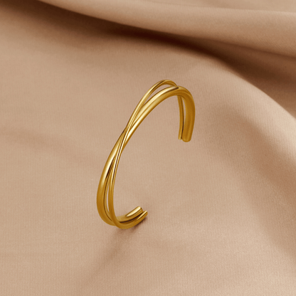 Golden Grace Bangle | Støtt brystkreft
