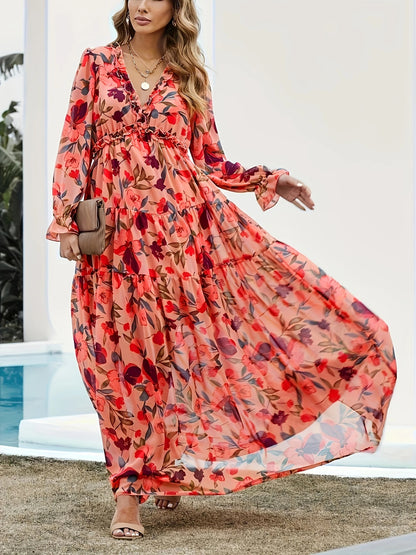 Maëlle™ - Elegant V-hals Maxi