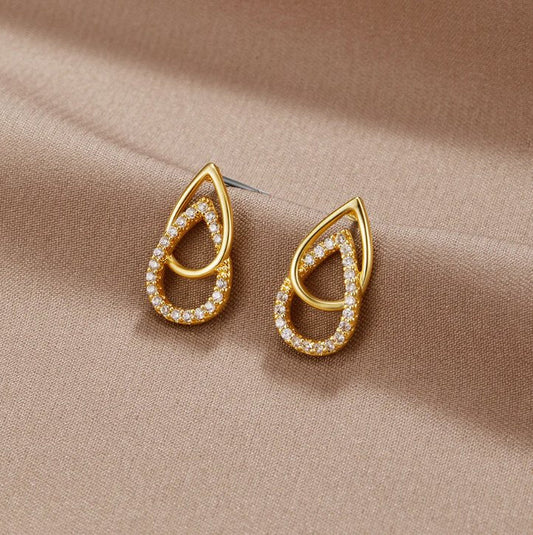 Drop Links Earrings | Støtt brystkreft