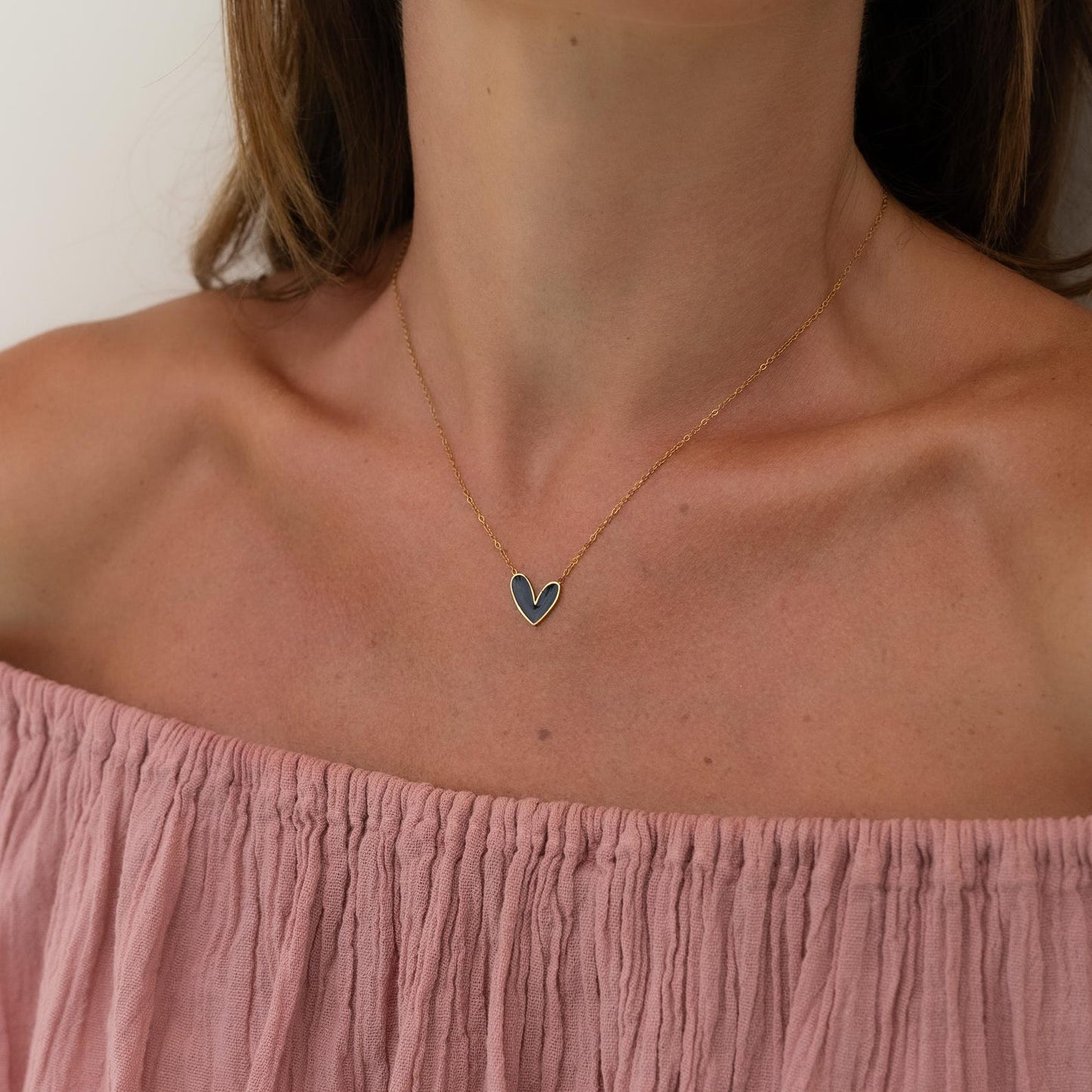 Sweetheart Pendant Necklace | Støtt brystkreft