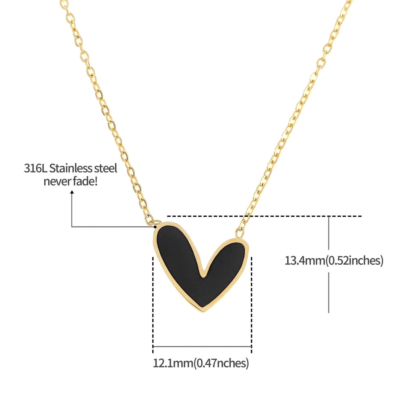 Sweetheart Pendant Necklace | Støtt brystkreft
