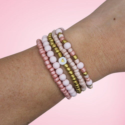 Halo Bracelet Set | Støtt brystkreft