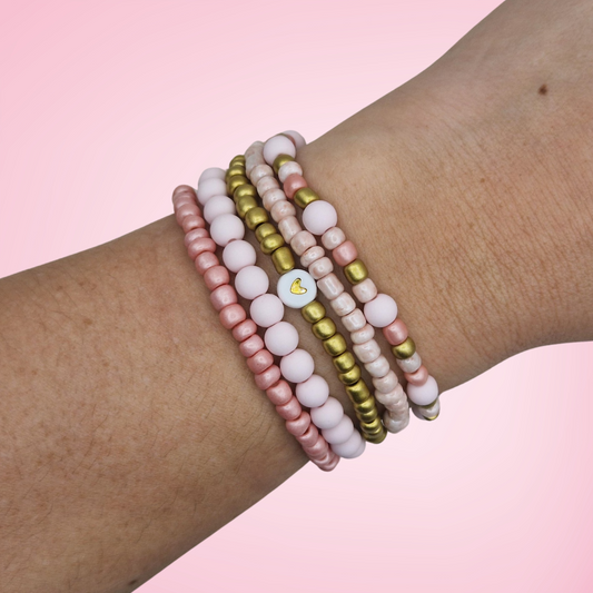 Halo Bracelet Set | Støtt brystkreft