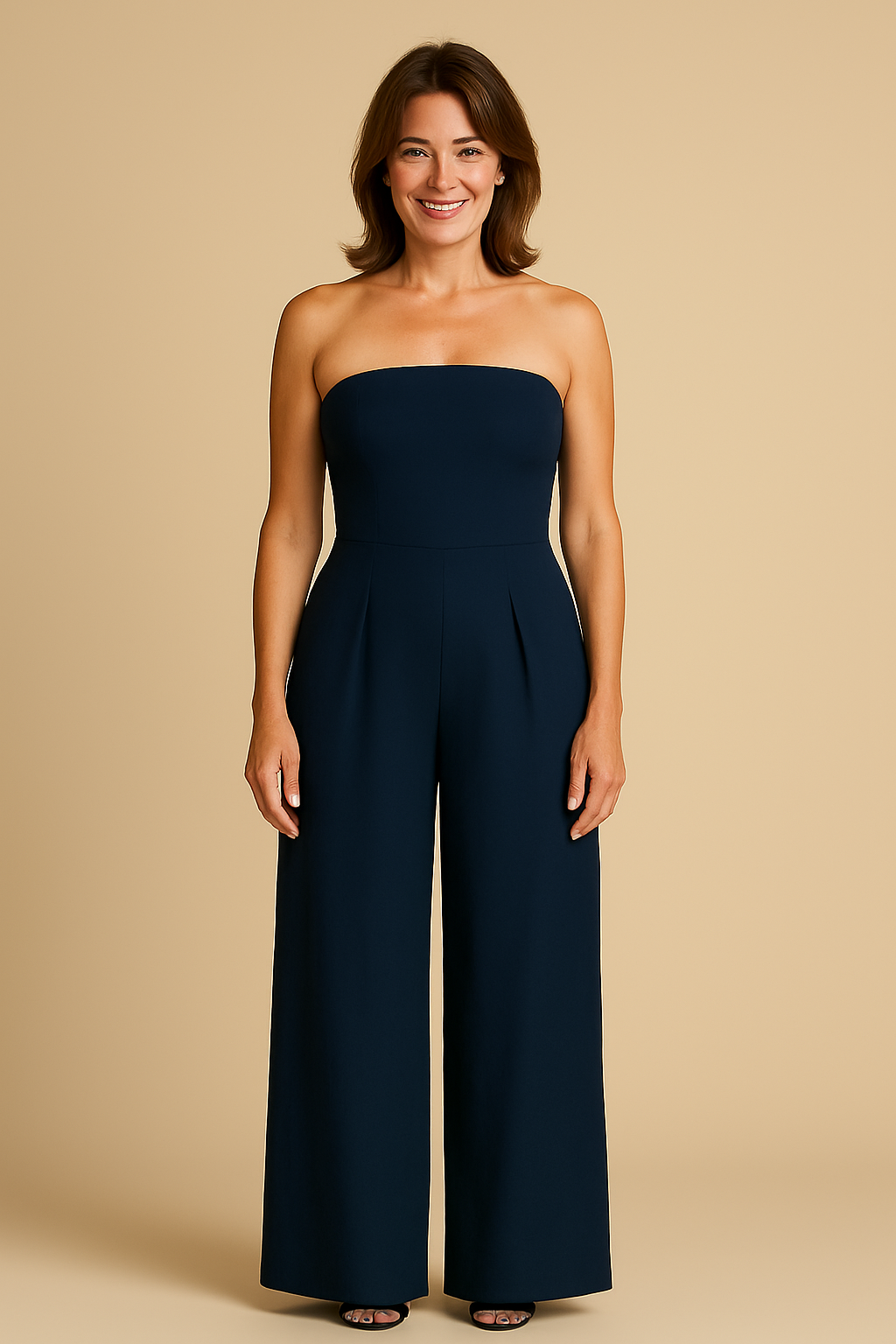 Mae™ - Ensfarget jumpsuit