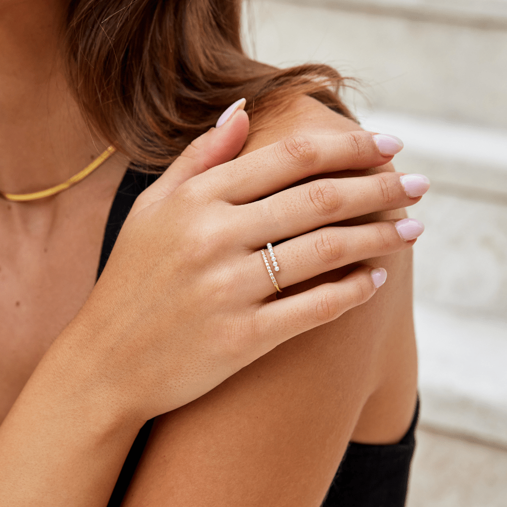 Spark & Pearl Ring | Støtt brystkreft