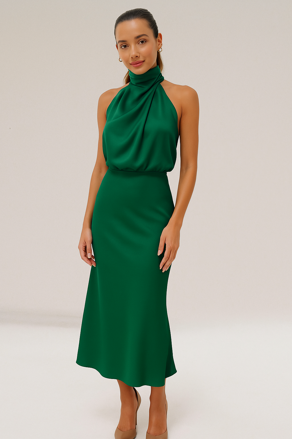 Rhea™ - Grace-kjole i sateng