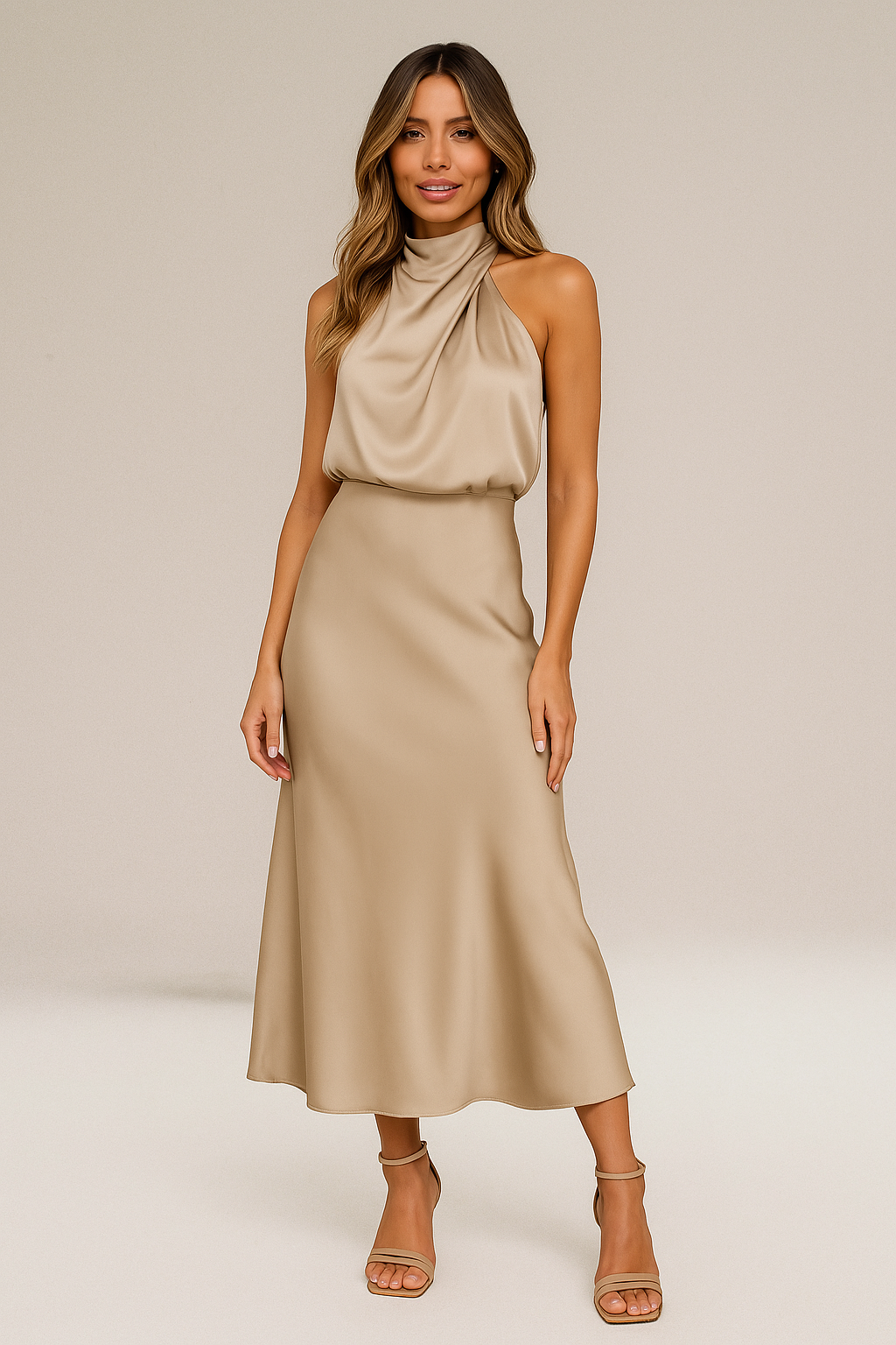 Rhea™ - Grace-kjole i sateng