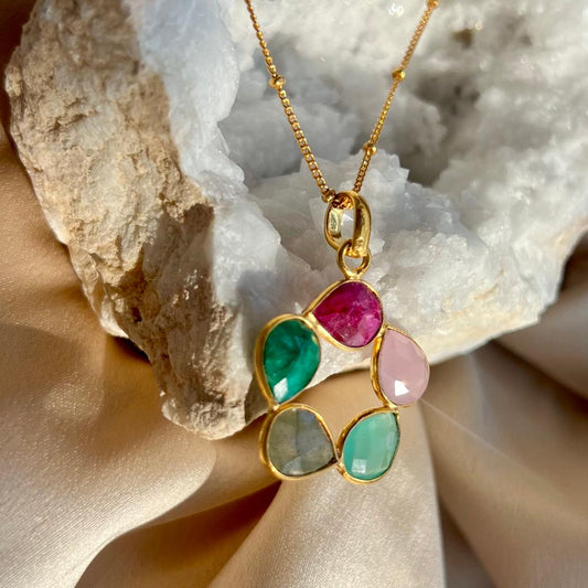 Balearic Bloom Necklace | Støtt brystkreft